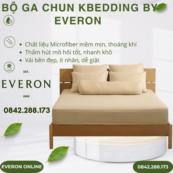 Bộ ga chun Microfiber KMS402 Everon