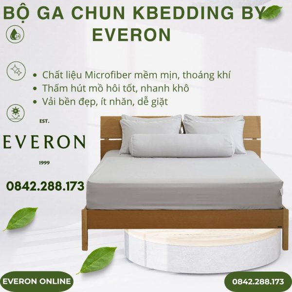 Bộ ga chun Microfiber KMS403 Everon