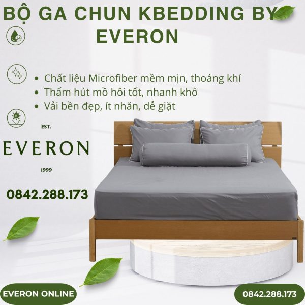 Bộ ga chun Microfiber KMS404 Everon