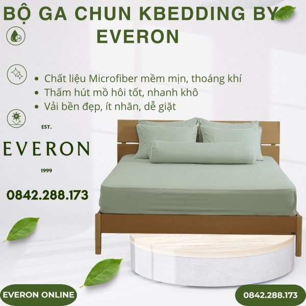Bộ ga chun Microfiber KMS405 Everon