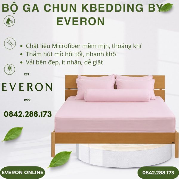 Bộ ga chun Microfiber KMS406 Everon