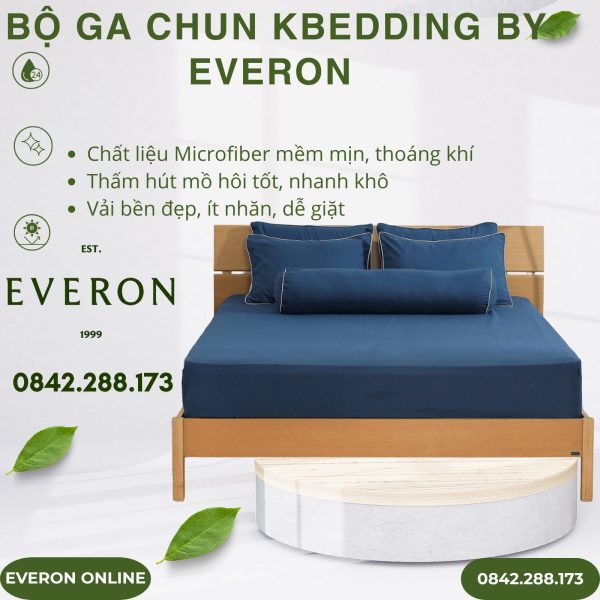 Bộ ga chun Microfiber KMS407 Everon