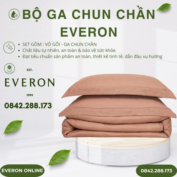 Bộ ga chun chần Everon BSL710 Dusty Lyocell Twill BST Basic