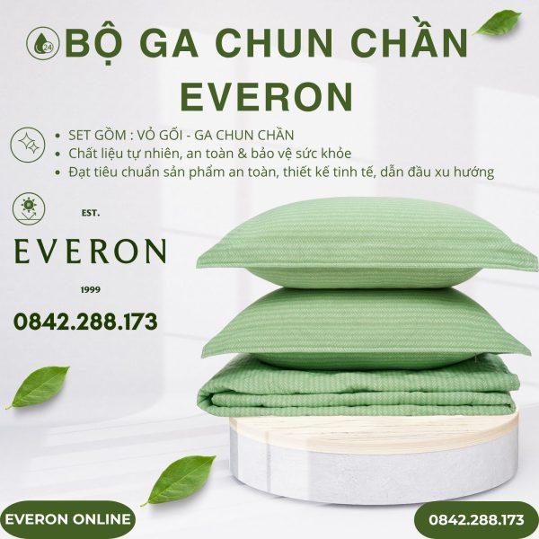 Bộ ga chun chần Everon EPBC25025 Cánh Rừng Hy Vọng Bamboo