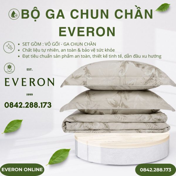 Bộ ga chun chần Everon EPM25028 Đích Đến Hạnh Phúc