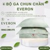 Bộ ga chun chần Everon EPTC26011 Thu Thiên Thanh Tencel BST Đơm Hoa