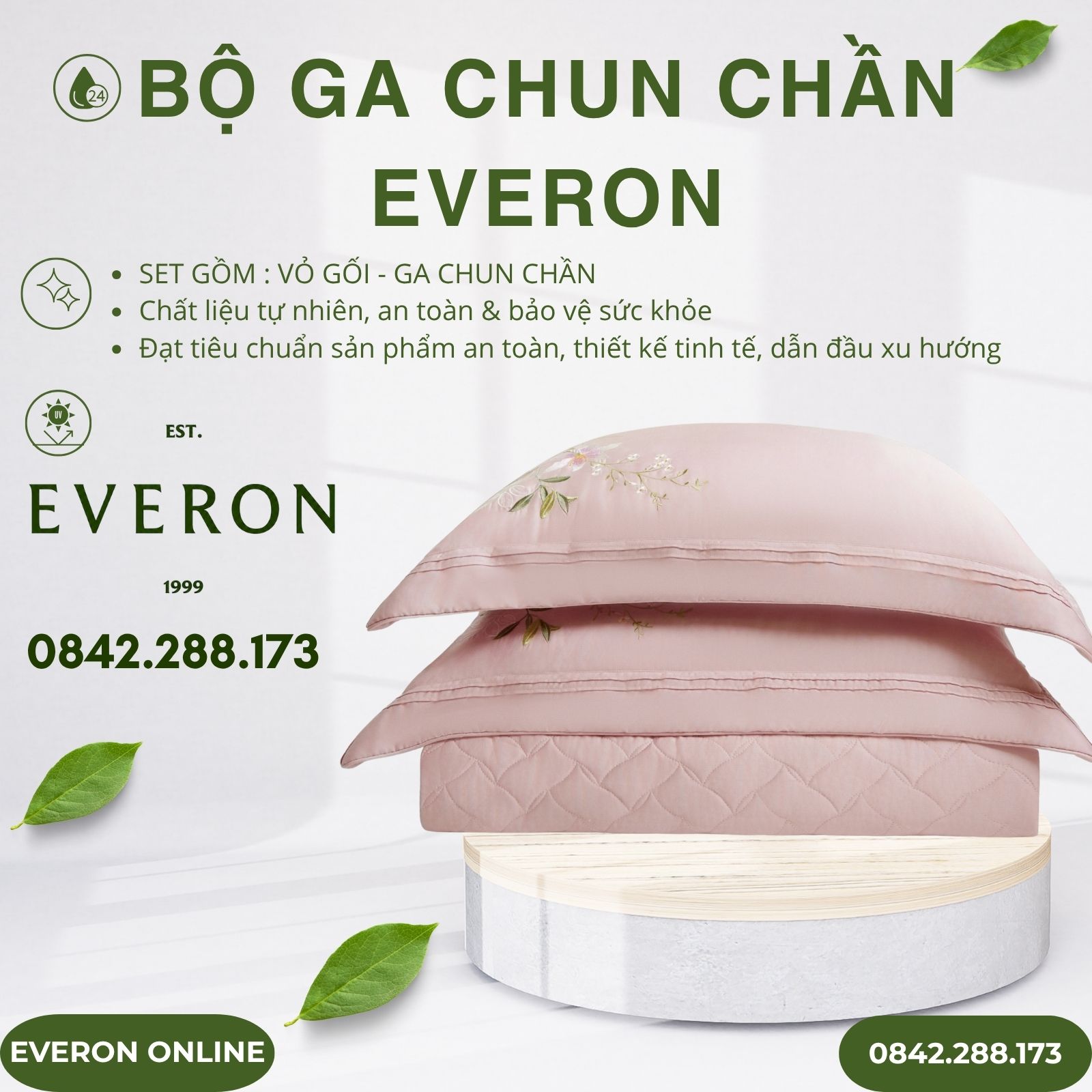 Bộ ga chun chần Everon ESM26004 Đồng ca hoa cỏ Modal BST Đơm Hoa Bộ ga chun chần Everon ESM26004 Đồng ca hoa cỏ Modal BST Đơm Hoa