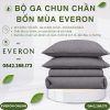 Bộ ga chun chần bốn mùa Everon BPC703 Melange Cotton BST Basic