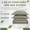 Bộ ga chun chần bốn mùa Everon BSL714 Sage Lyocell Twill BST Basic