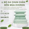 Bộ ga chun chần bốn mùa Everon EPM25031 Lá Thạch Thảo