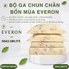 Bộ ga chun chần bốn mùa Everon EPTC26018 Muôn hoa vàng Tencel Blend