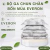 Bộ ga chun chần bốn mùa Everon EPTC27023 Toile De Jouy