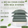 Bộ ga chun chần bốn mùa Everon ESB26010 Gợn sóng biếc