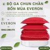 Bộ ga chun chần bốn mùa Everon ESM25019 Yêu Nồng Nhiệt Modal Cotton (1)