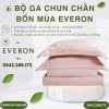 Bộ ga chun chần bốn mùa Everon ESM26004 Đồng ca hoa cỏ