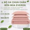 Bộ ga chun chần bốn mùa Everon ESMOC27008 Blush Modal Cotton