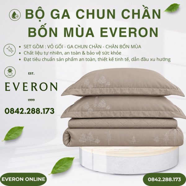 Bộ ga chun chần bốn mùa Everon ESTC27006 Pine