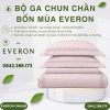 Bộ ga chun chần bốn mùa Everon ESTMC27003 Broderie Modal Cotton