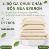 Bộ ga chun chần bốn mùa Everon ESTMC27011 Foliage Modal Cotton