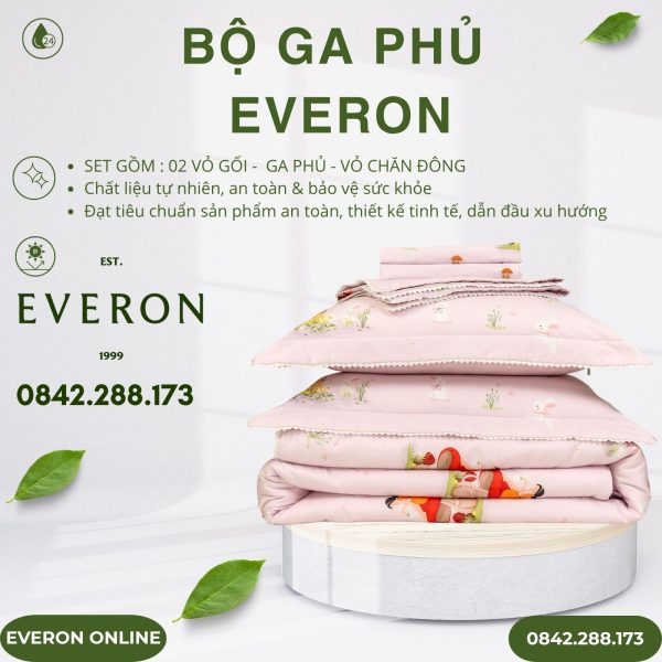 Bộ ga phủ Everon CPC27201 Elf Cotton Sateen BST Cutie