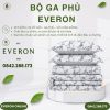 Bộ ga phủ Everon EPM25026 chùm lá tinh tế Modal Cotton BST Khu vườn tinh hoa