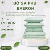 Bộ ga phủ Everon EPM25031 lá thạch thảo Modal Cotton BST Ever-on