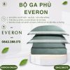 Bộ ga phủ Everon ESB26005 mặt hồ xanh Bamboo BST Đơm hoa