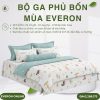 Bộ ga phủ bốn mùa Everon CPC25201 Cún Thân Thiện Cotton BST Cutie