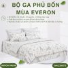 Bộ ga phủ bốn mùa Everon CPC25204 Vườn Thú Tinh Nghịch Cotton BST Cutie