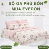 Bộ ga phủ bốn mùa Everon CPM25205 Công Chúa Điệu Modal Cotton BST Cutie