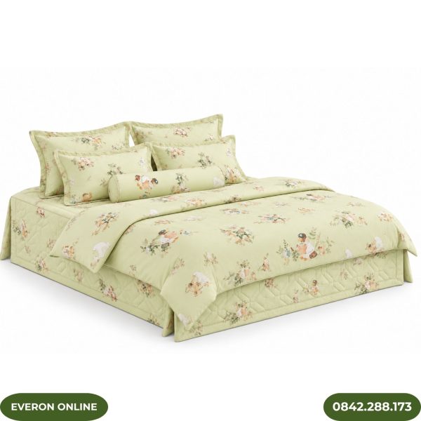 Bộ ga phủ bốn mùa Everon CPT26202 Khu Rừng Cổ Tích Tencel