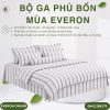 Bộ ga phủ bốn mùa Everon EPC25035 Đường Song Song Cotton BST Ever-on