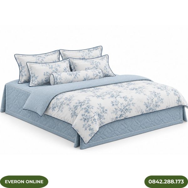 Bộ ga phủ bốn mùa Everon EPC26012 Vườn cổ điển Cotton