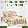 Bộ ga phủ bốn mùa Everon EPC27031 Linear Cotton BST Những mảnh êm