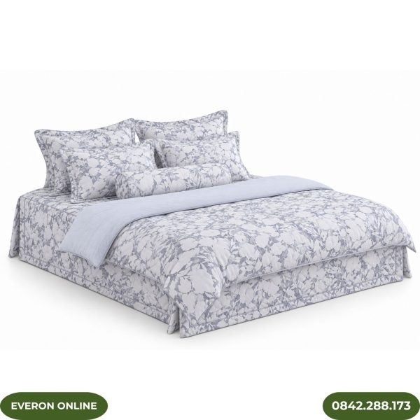 Bộ ga phủ bốn mùa Everon EPM25026 chùm lá tinh tế Modal Cotton