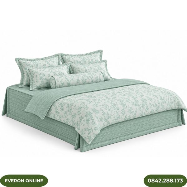 Bộ ga phủ bốn mùa Everon EPM25031 Lá Thạch Thảo Modal Cotton