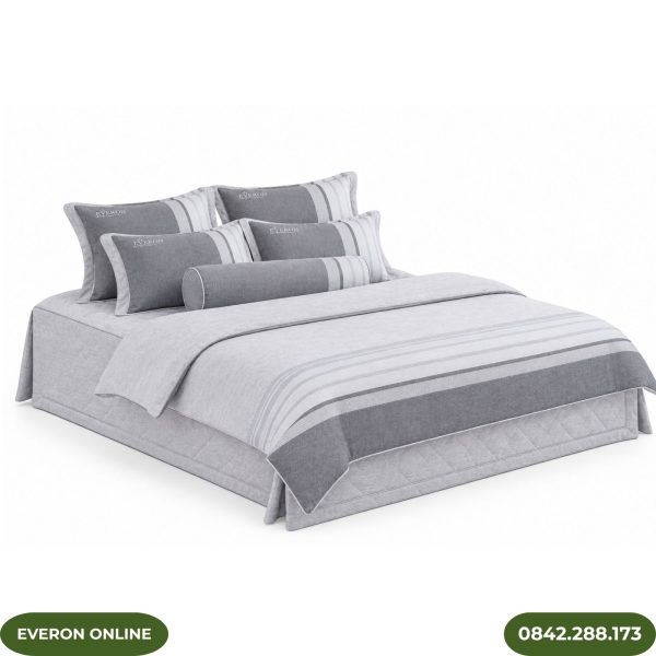 Bộ ga phủ bốn mùa Everon EPM25039 Kẻ Giao Thoa Modal Cotton
