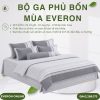 Bộ ga phủ bốn mùa Everon EPM25039 Kẻ Giao Thoa Modal Cotton