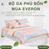 Bộ ga phủ bốn mùa Everon EPT25015 Ánh Dương Lấp Lánh Tencel BST Chân Trời Mới