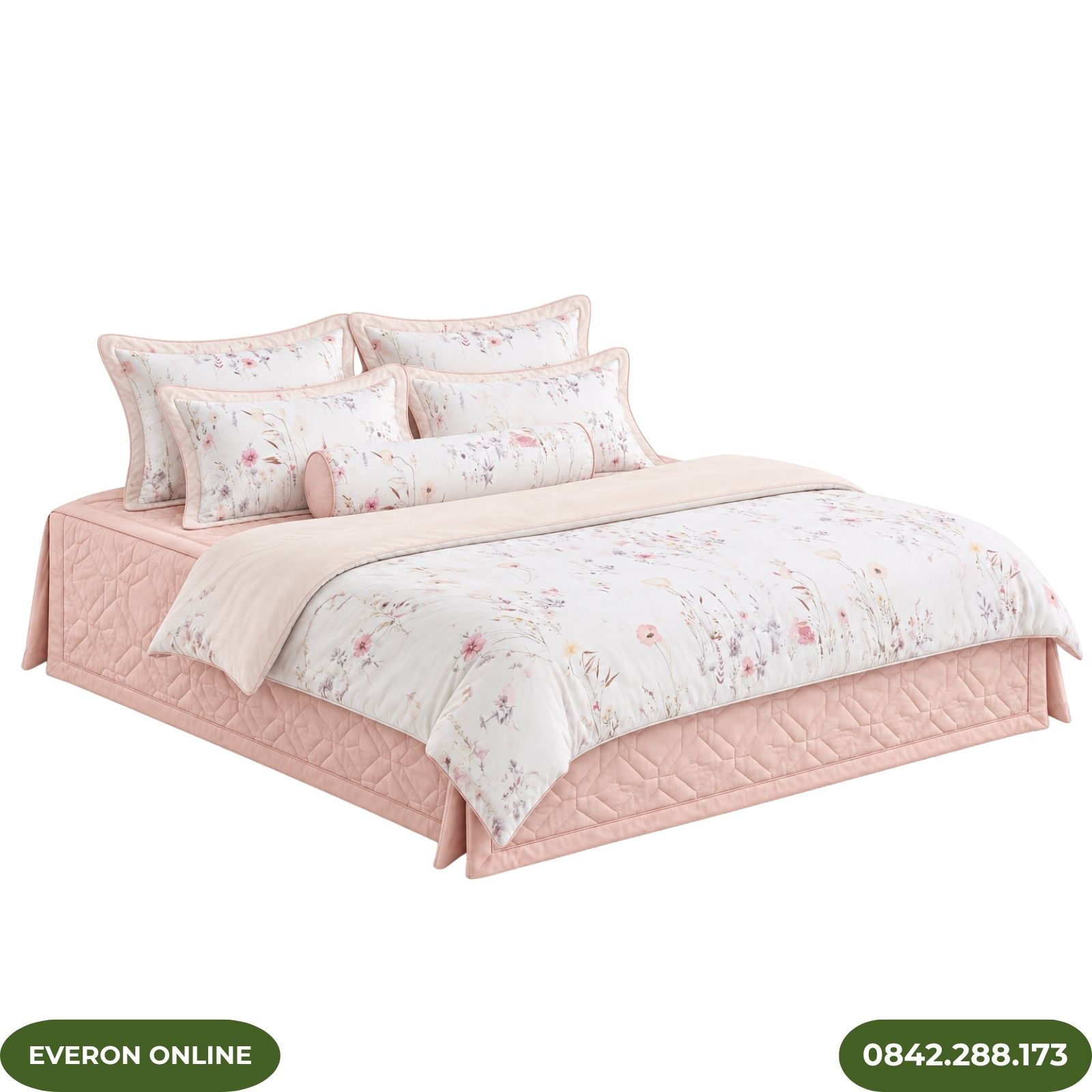 Bộ ga phủ bốn mùa Everon EPT25017 Mơ êm Tencel