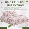 Bộ ga phủ bốn mùa Everon EPT25027 Khởi Đầu Lạc Quan Tencel BST Khu Vườn Tinh Hoa