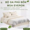 Bộ ga phủ bốn mùa Everon EPT25029 Hồ sâu sắc Tencel BST Khu vườn tinh hoa