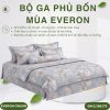 Bộ ga phủ bốn mùa Everon EPTC26017 Chạng vạng Tencel Blend BST Đơm hoa