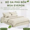 Bộ ga phủ bốn mùa Everon EPTC27033 Rustic Tencel Blend BST Những mảnh êm