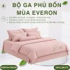 Bộ ga phủ bốn mùa Everon ESM26004 Đồng ca hoa cỏ Modal BST Đơm hoa