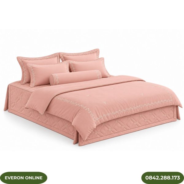Bộ ga phủ bốn mùa Everon ESMOC27008 Blush Modal Cotton