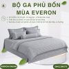 Bộ ga phủ bốn mùa Everon EST25024 Nét kiên định Tencel BST Khu vườn tinh hoa