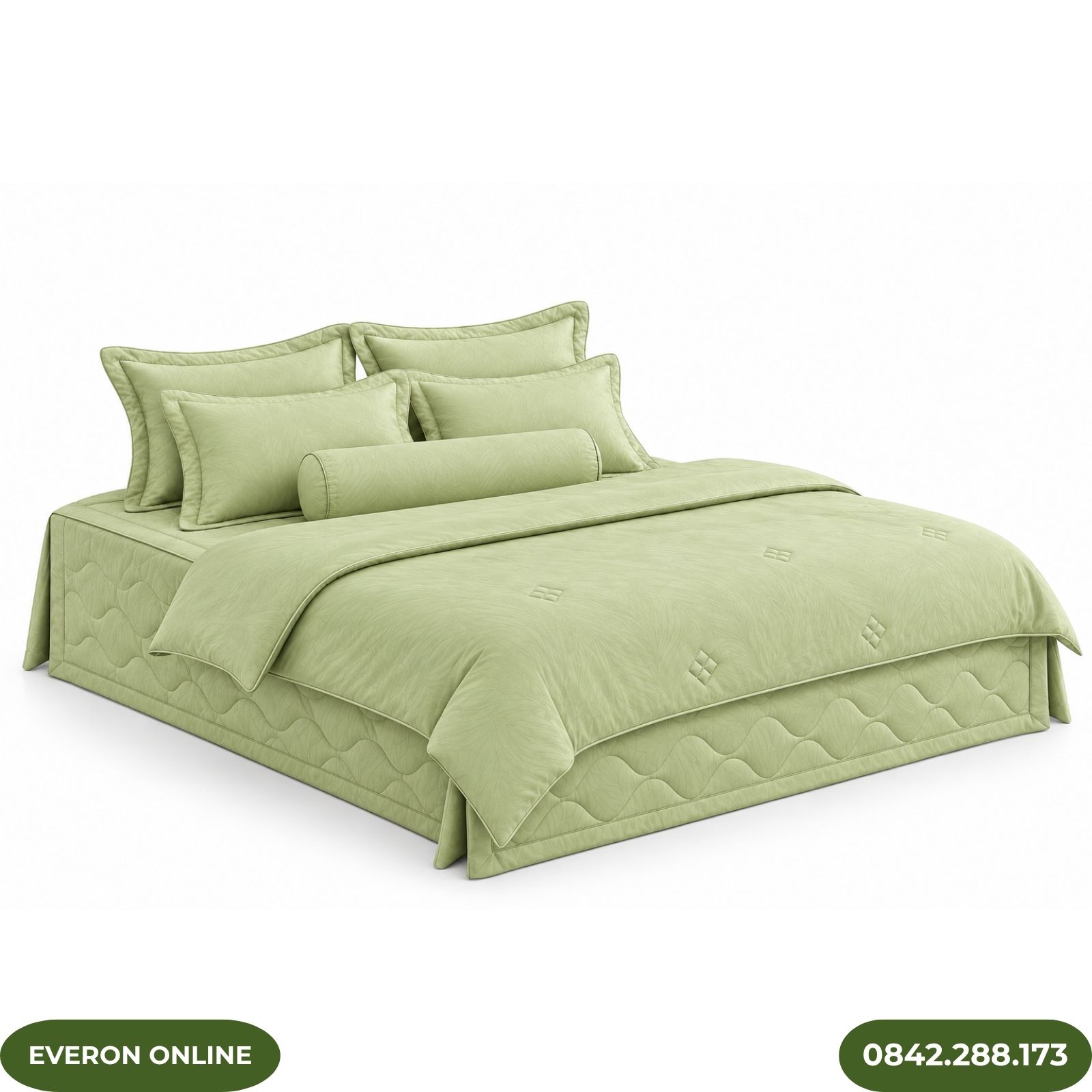 Bộ ga phủ bốn mùa Everon ESTJ27017 Art Decor Tencel Jacquard