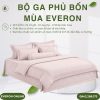 Bộ ga phủ bốn mùa Everon ESTMC27003 Broderie Modal Cotton BST Những mảnh êm