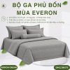 Bộ ga phủ bốn mùa Everon ESTMC27012 Pinnate Tencel Modal Cotton BST Những mảnh êm